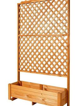 promadino Spalier Romantica, mit Pflanzkasten, BxTxH: 120x38x210 cm