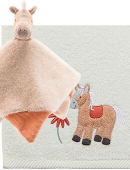 Sterntaler® Schmusetuch Geschenk-Set Bauernhof Pferd