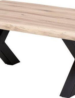Home affaire Couchtisch Tristan, aus Massivholz Eiche mit Baumkante