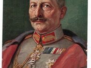 AK Kaiser Wilhelm II Feldpostkarte mit 1pf Pfennig-Sammlungsetiket - Sinsheim