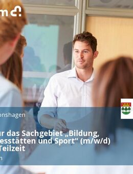 Leitung für das Sachgebiet „Bildung, Kindertagesstätten und Sport“ (m/w/d) Vollzeit / Teilzeit - Kronshagen