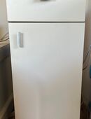 Schrank, kommode weiß, dunkelbraun in 40625