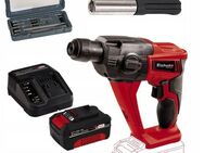 Einhell Akku Bohrhammer TE-HD 18 Li Power X-Change (Li-Ion, 18 V, 1,2 J, Bohrleistung in Beton 12 mm, SDS-plus-Aufnahme, LED-Licht, inkl. 4 Ah Akku und Ladergerät) XXL Starter - Wuppertal