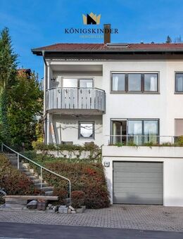 Liebenswerte und großzügige DHH mit schöner Aussicht in ruhiger Wohnlage von Fichtenberg! - Fichtenberg