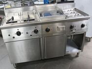 KOSTENLOSER VERSAND! Imbissanlage Doppelfritteuse, Bräter & Bain Marie Fa. Bartscher Gastro inkl. MwSt. - Borken