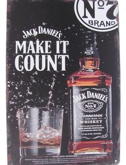 Jack Daniel´s - Tennessee Whiskey - Blechschild 30 x 20 cm - Motiv 16 - Doberschütz