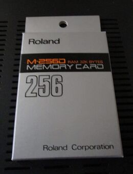 Roland M-256D MEMORY CARD (Vintage - New!) - Groß Gerau