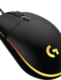 Logitech G203 Gaming-Maus - USB - Optisch - 6 Taste(n) - Schwarz - Kabel - 8000 dpi Auflösung - Scroll-Rad - Wedemark