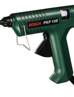 Bosch Home & Garden Heißklebepistole PKP 18 E, (1 extralange Düse, 1 Stick Schmelzkleber)
