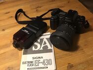 Alte SIGMA Kamera mit Zubehör + Tasche - Tettnang