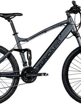 Zündapp E-Bike Mountainbike XFS, 27 Gang Shimano Tourney TX Schaltwerk, Kettenschaltung, Heckmotor, 504 Wh, Pedelec, Elektrofahrrad für Damen u. Herren, MTB