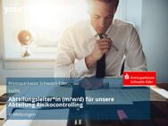 Abteilungsleiter*in (m/w/d) für unsere Abteilung Risikocontrolling - Melsungen