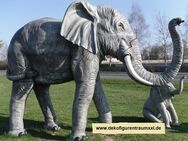 Afrikanischer Elefant XXL Dekofigur 4 m x 4,50 m - Hergisdorf
