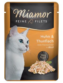 Miamor Feine Filets Pouch 6 x 100 g - Huhn & Thunfisch