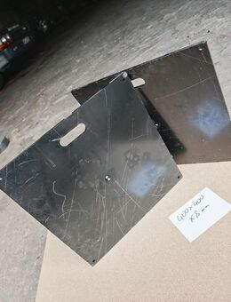 Eisenplatte, Blech 400x400x8mm. - Schriesheim