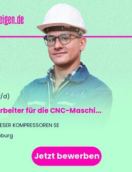 Mitarbeiter für die CNC-Maschinenbedienung der Fachrichtungen Drehen / Fräsen / Schleifen (m/w/d) - Coburg