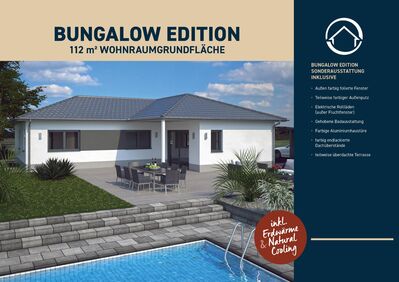 Moderner Bungalow in Massivbauweise