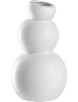 LEONARDO Dekovase Schneemann, aus Keramik