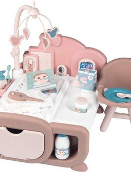 Smoby Puppen Pflegecenter Baby Nurse, Cocoon 3-in-1, mit Sound, Made in Europe