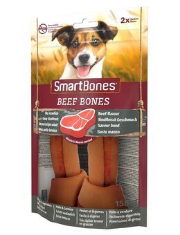 2 + 1 gratis! 3 x SmartBones Kausnacks - Knochen mit Rind: für mittelgroße Hunde (3 x 2 Stück)