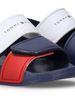 Tommy Hilfiger Badesandale, Badeschuh, Wassersandale, Sommerschuh mit Klettverschluss