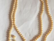 Perlenkette 2 reihig Kette Halskette mit verschiedenen Perlen ; leider defekt - Garbsen