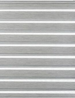 Doppelrollo de luxe, GARDINIA, halbtransparent, mit Bohren/ohne Bohren, freihängend, Klemm- oder Schraubmontage, hochwertiges Gesamtkonzept mit silbernen Metallkomponenten
