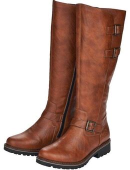 Remonte Winterstiefel, Blockabsatz, Langschaftstiefel, Wechselfußbett, XL-Schaft