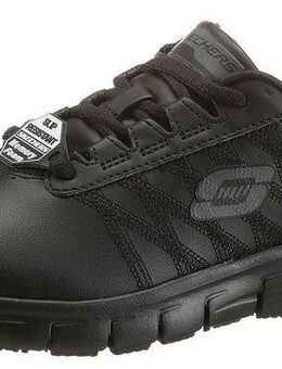 Skechers Sure Track Erath Schnürschuh Berufsschuh Schnürschuh für Gastronomie,Pflege mit rutschhemmender Laufsohle