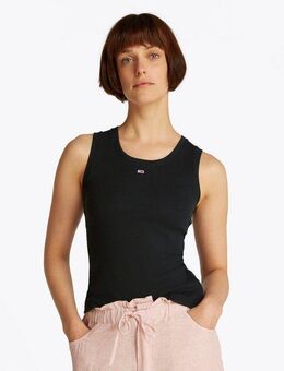 Tommy Jeans Curve Tanktop TJW ESSENTIAL RIB TANK EXT in Großen Größen, Rippware