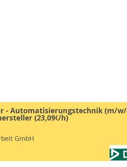 Elektroniker - Automatisierungstechnik (m/w/d) Automobilhersteller (23,09€/h) - Rastatt