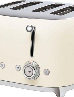 Smeg Toaster TSF03CREU, 4 kurze Schlitze, 3000 W
