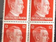 4 Briefmarken, Deutsches Reich - Hannover