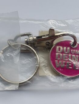 Schlüsselanhänger mit Karabiner und EKW-Chip von "Du und deine Welt" - Hamburg Messe - RAR! VINTAGE - Hamburg Hamburg-Nord