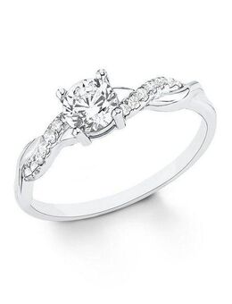 s.Oliver Silberring, mit Zirkonia (synth)