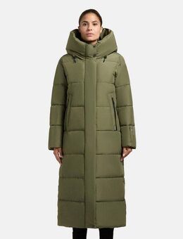 khujo Steppmantel Soulani5 Matt warmer Wintermantel mit Kapuze