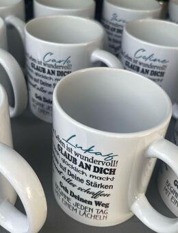 Personalisierte Tassen für Hochzeit, Geburtstag, Lehrer, Geschenk für Freunde uvm. - Kamen
