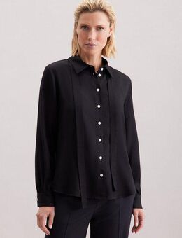 seidensticker Hemdbluse Schwarze Rose 1/1 Kragen Uni