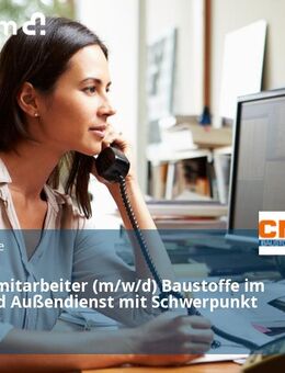 Vertriebsmitarbeiter (m/w/d) Baustoffe im Innen- und Außendienst mit Schwerpunkt Hochbau - Birnbach