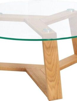 Home affaire Couchtisch Mantua, Durchmesser Glastischplatte: 90 cm