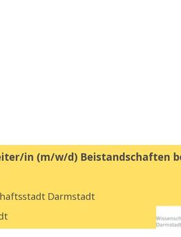 Sachbearbeiter/in (w/m/d) Beistandschaften beim Jugendamt - Darmstadt