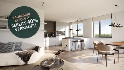 Exklusive, geräumige 2-Zimmer Neubau-Wohnung mit Balkon - barrierefrei