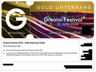 2x Tickets (Gold Unterrang) Greator Festival Köln 21.-22.06.24 mit Tony Robbins