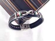 Armband Italien Flagge mit Unendlichkeits Symbol Fahne Armreif Modeschmuck 16,90 €* - Villingen-Schwenningen