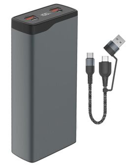4smarts Powerbank VoltHub Pro 26800mAh QuickCharge PD gunmetal - Bad Gandersheim