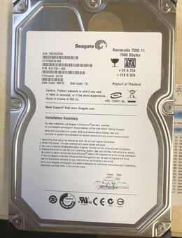 Seagate Barracuda 1,5TB Festplatte SATA 3.5" Zoll - Gelsenkirchen