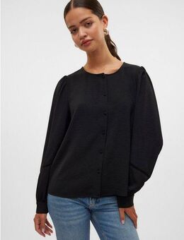 Vero Moda Langarmbluse VMALVA L/S TAPE SHIRT WVN GA