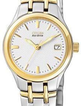 Citizen Solaruhr EW1264-50A, Armbanduhr, Damenuhr, Edelstahlarmband, Datum