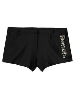 Bench. Boxer-Badehose mit coolem Logo in Tarnfarben-Optik