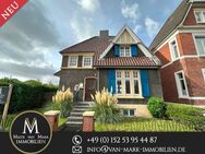 Schöne Villa von 1911 mit 5 Zimmern, Garten, Optional Kanallage , Garage - Emden